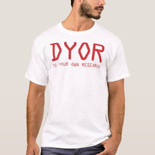 DYOR:自分でTシャツを研究する Tシャツ