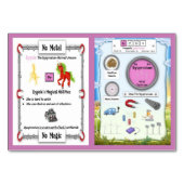 Dypsie – ジスプロシウムホルンユニコーン取引カード テーブルナンバー (裏面)