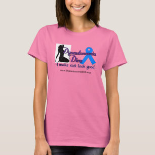 Dysautonomiaの花型女性歌手のワイシャツ Tシャツ