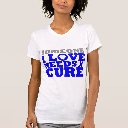 Dysautonomiaは誰かI愛治療を必要とします Tシャツ (正面)