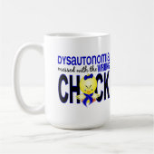 Dysautonomiaは間違ったひよこと台なしになりました コーヒーマグカップ (左)