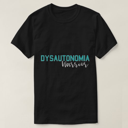 Dysautonomia認識度月ポットHyperPOTS NCS Wa Tシャツ (デザイン正面)