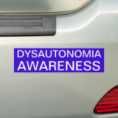 Dysautonomia バンパーステッカー (車上)