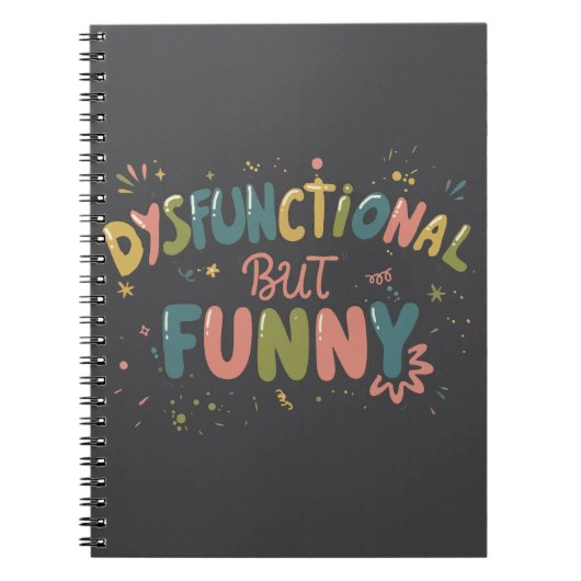 Dysfunctional but funny ノートブック (正面)