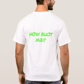 DYSLEICを今日抱き締めて下さい Tシャツ (裏面)