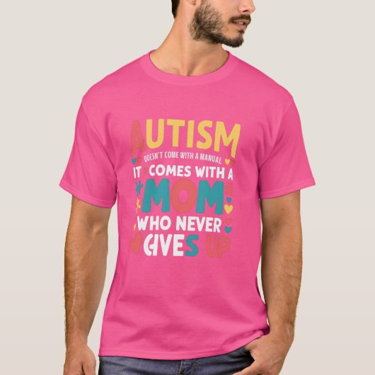 Dyslexiaは手来動ADHD認識度を持たない Tシャツ (正面)