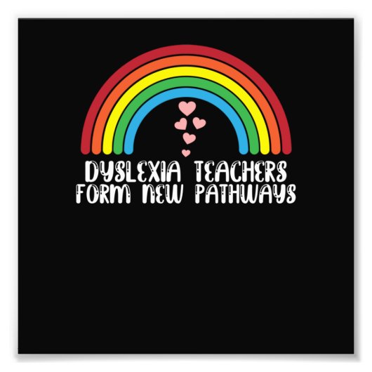 Dyslexia先生型枠新しいパス認識度 フォトプリント (正面)