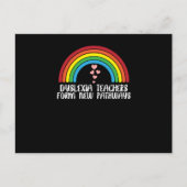 Dyslexia先生型枠New Paths認識度 インビテーションポストカード (正面)