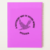 DYSLEXIA -違う言葉を見る方法 プランナー手帳 (裏面)