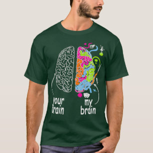 Dyslexia ADHD Aの神経多様性脳ギフトアイディア Tシャツ
