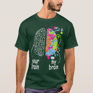 Dyslexia ADHD Aの神経多様性脳ギフトアイディア Tシャツ