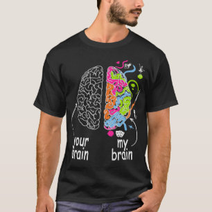 Dyslexia ADHD Aの神経多様性脳ギフトアイディア Tシャツ