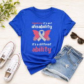 Dyslexia Awareness Different Ability Inspirational Tシャツ