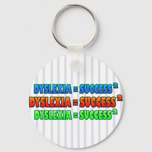 Dyslexia = Success2ロファンキーゴ キーホルダー (正面)