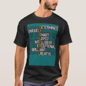 Dyslexia Teacher Therapist Unique Dyslexic Reading Tシャツ (正面)