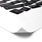 dyslexionキーボードのコンピューターの文字ボタ読ン書き込み ポスター (角)