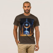 Dyson StarGate – 未来的な宇宙構造ティー Tシャツ (正面フル)