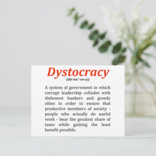 dystocracy2.png ポストカード (スタンド正面)