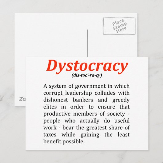 dystocracy2.png ポストカード (正面/裏面)
