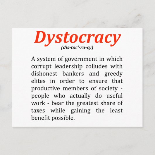 dystocracy2.png ポストカード (正面)