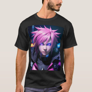 Dystopian Cyberpunk Sci-Fi未来通りPunk 01 Tシャツ