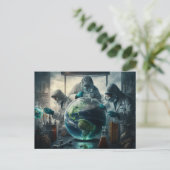 Dystopian World Experiment – コンセプトアート – ファンタジー ポストカード (スタンド正面)