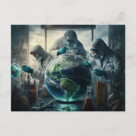 Dystopian World Experiment – コンセプトアート – ファンタジー ポストカード