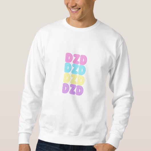 DZDセータークラシック- 80のレトロ スウェットシャツ (正面)