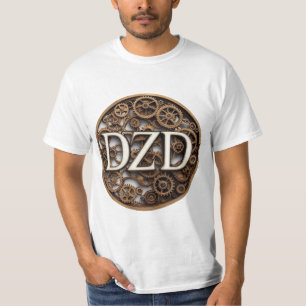 DZDロゴスチームパンクテーマ Tシャツ