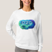 DZDロゴ渦巻き色 Tシャツ (正面)
