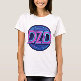 DZDロゴ80のテーマの女性 Tシャツ