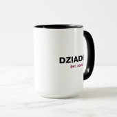 "Dziadek" Est.2025 – 完璧なグランドパギフト マグカップ (正面右)
