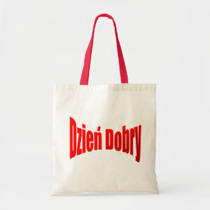 Dzien Dobryのバッグ- "よい日"のトートバックを磨いて下さい トートバッグ