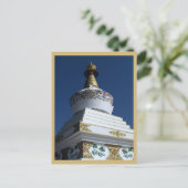 Dzongsar Shedraのチベット仏教の仏塔 ポストカード (スタンド正面)