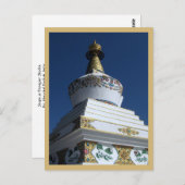 Dzongsar Shedraのチベット仏教の仏塔 ポストカード (正面/裏面)