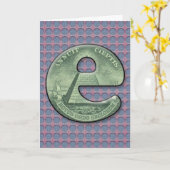 eおもしろい誕生日 カード (黄色い花)