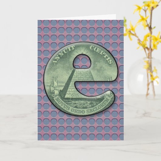 eおもしろい誕生日 カード (黄色い花)