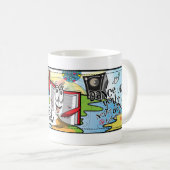 EおよびB "あなたのようなダンス決して持っていません"。は 白いマグ コーヒーマグカップ (正面右)