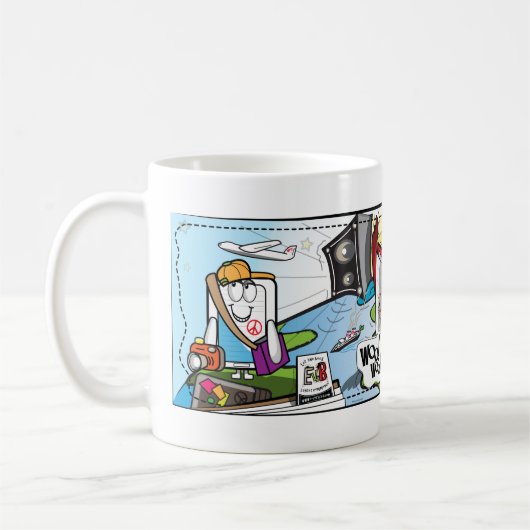 EおよびB "あなたのようなダンス決して持っていません"。は 白いマグ コーヒーマグカップ (左)