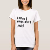 Eの前 Tシャツ (正面)