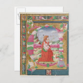 Eの王の姿付き履歴文字 ポストカード (正面/裏面)