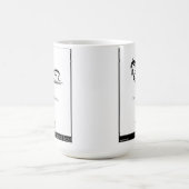 Eはかつて小さいウナギでした コーヒーマグカップ (中央)