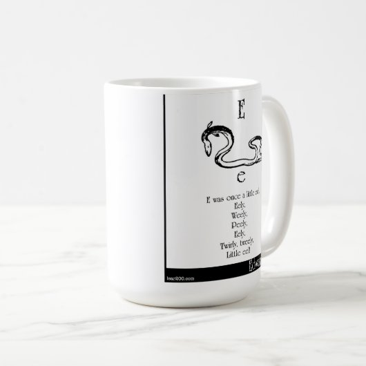 Eはかつて小さいウナギでした コーヒーマグカップ (正面右)