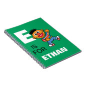 Eはアーニーのためだ |名前の追加 ノートブック (右側)