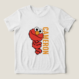 Eはエルモのイニシャル トライブレンドTシャツ