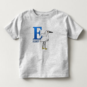 Eは白鷺のためです トドラーTシャツ