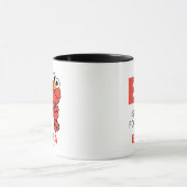 Eは|があなたの名前を加えるElmoのためです マグカップ (中央)