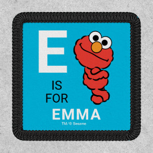 EはElmo用です  名前の追加 ワッペン