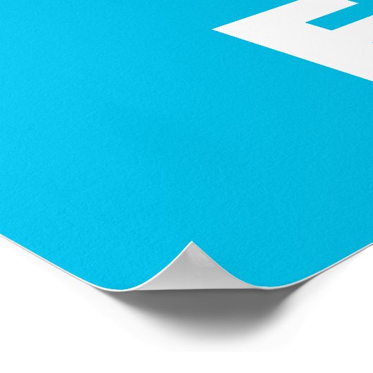 EはElmo用|名前の追加 ポスター (角)