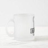 EはEmmettのためです フロストグラスマグカップ (左)